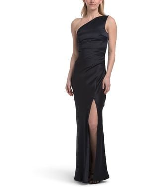 TJ Maxx The Dreamer Asymmetrical Dress For Polyester - Blue