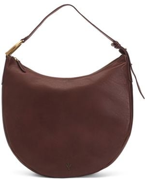 TJ Maxx Leather Alexandra Large Hobo With Adjustable Shoulder Strap For - Brown