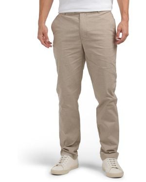 TJ Maxx Straight Leg Pants For Cotton - Natural