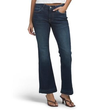 TJ Maxx Mid Rise Sweet Bootcut Jeans For Cotton/Polyester - Blue