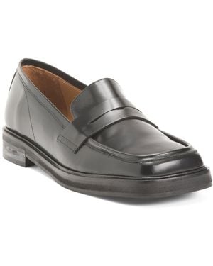TJ Maxx Leather Ilse Loafers For - Gray
