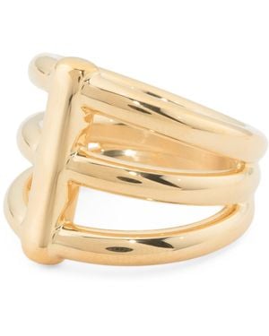 TJ Maxx 14Kt Triple Band Bar Ring - Natural