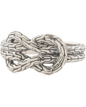 TJ Maxx Woven Knot Ring - Gray