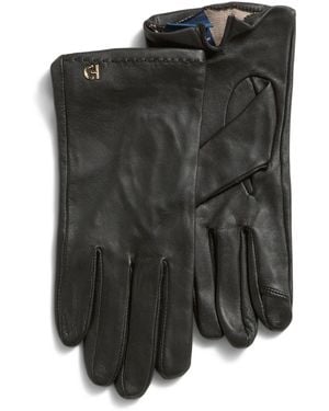 TJ Maxx Leather Stud Gloves For - Black