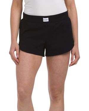 TJ Maxx Cotton Blend Stretch Lounge Shorts For Spandex/Cotton - Black