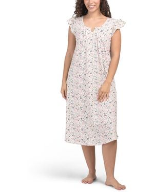 TJ Maxx Cotton Soft Sense Sleep Gown For - White