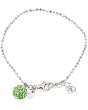 TJ Maxx Sterling Gemstone Beaded Bracelet - White