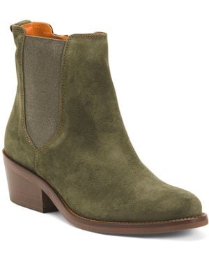 TJ Maxx Suede Rove Ankle Boots For - Green