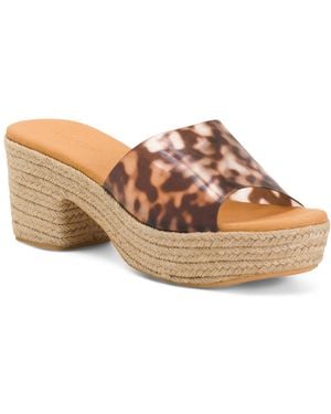 TJ Maxx Vinna Heeled Mule Sandals For - Brown