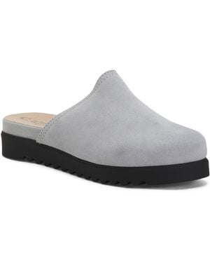 TJ Maxx Suede Jane Mules For Leather/Suede - Gray
