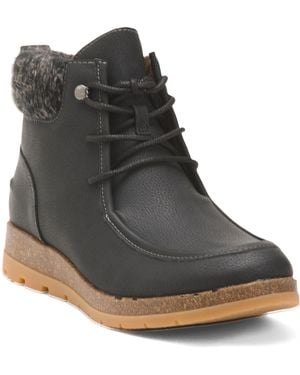TJ Maxx Lottie Comfort Booties For Leather - Black