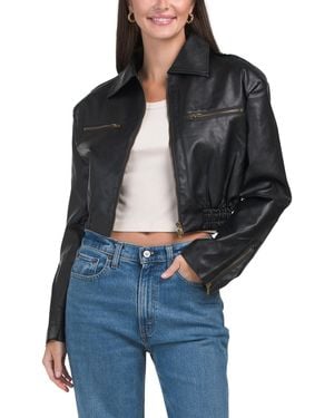 TJ Maxx Faux Leather Jacket - Blue