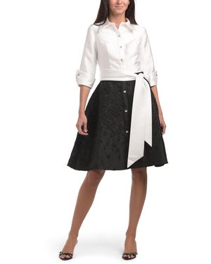 TJ Maxx Long Sleeve Shirt Gown For Polyester - Black