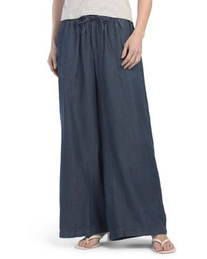 TJ Maxx Crop Palazzo Pants For - Blue