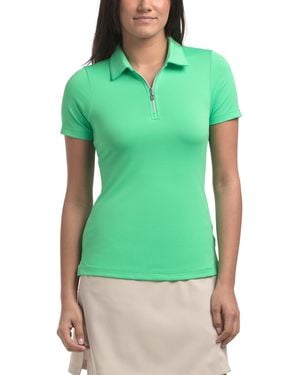 TJ Maxx Upf 50 Golf Short Sleeve Polo For Nylon - Green
