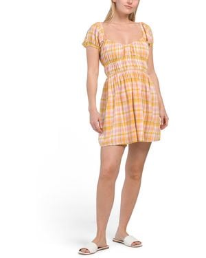 TJ Maxx Belle Cover-Up Dress For Cotton/Linen/Viscose - Multicolor