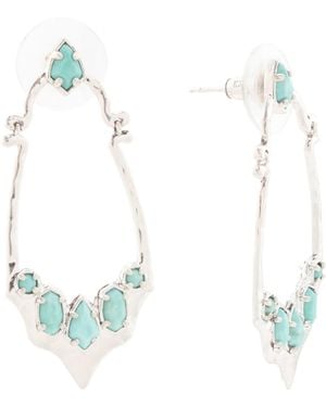TJ Maxx Montana Vintage Variegated Earrings - White