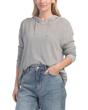 TJ Maxx Mesh Sidel Hoodie For Cotton - Gray