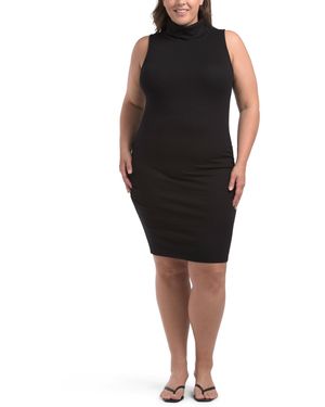 TJ Maxx Macy Mini Dress For Spandex/Modal/Cotton - Black