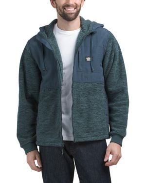 TJ Maxx Huron Burrrito Full Zip Jacket For Polyester - Blue