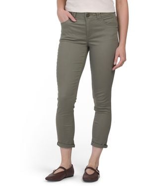 TJ Maxx Ab Tech Skinny Ankle Pants For Spandex/Cotton - Gray