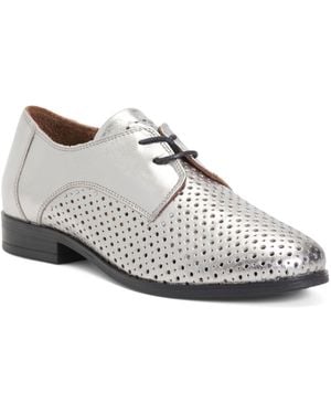 TJ Maxx Leather Issa Flats For - White