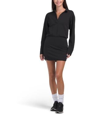 TJ Maxx Carson Mini Dress For Cotton - Black