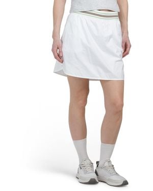 TJ Maxx Woven Penelope Skort For Polyester - White