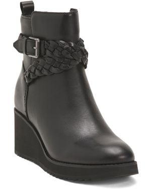 TJ Maxx Leather Chace Booties For - Black