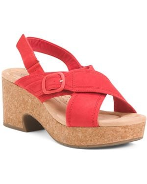 TJ Maxx Suede Nerisa Pace Sandals For - Pink
