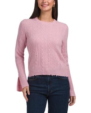 TJ Maxx Cashmere Crew Neck Sweater - Red