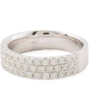 TJ Maxx 14Kt Diamond Pave Band Ring, Diamond - White