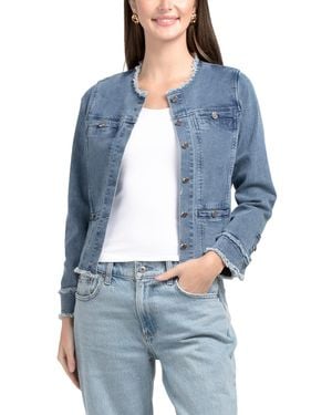TJ Maxx Ladylike Denim Jacket, Spandex/Cotton/Polyester - Blue