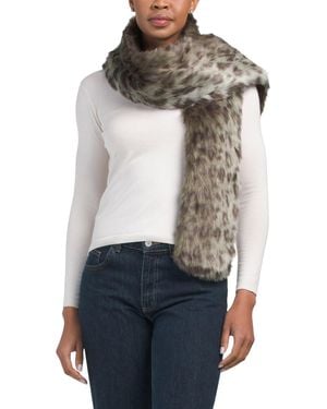 TJ Maxx West End Scarf, Polyester/Acrylic - Gray