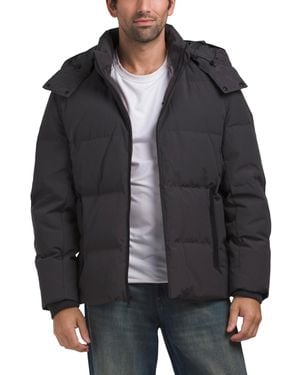 TJ Maxx Heavyweight Jacket, Nylon/Cotton/Polyester - Black