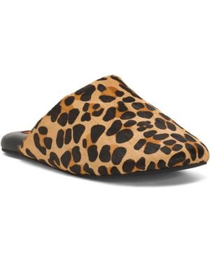 TJ Maxx Leather Bubble Slippers For - Brown