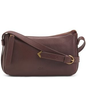 TJ Maxx Leather Noemi Crossbody, Leather - Brown