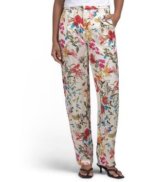 TJ Maxx Printed Pants For Viscose - Multicolor