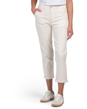 TJ Maxx Classic Convertible Twill Pants For Spandex/Cotton - Brown