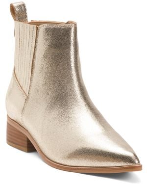 TJ Maxx Leather Nina Booties For - Natural