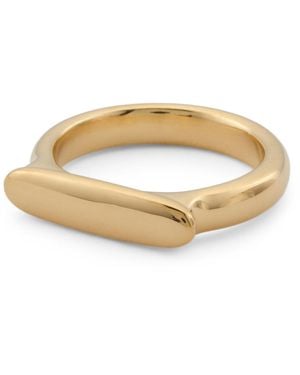 TJ Maxx 14Kt Bar Ring - White