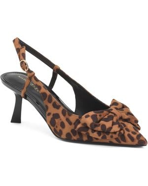 TJ Maxx Suede Ariza Slingback Heels For /Suede - Brown