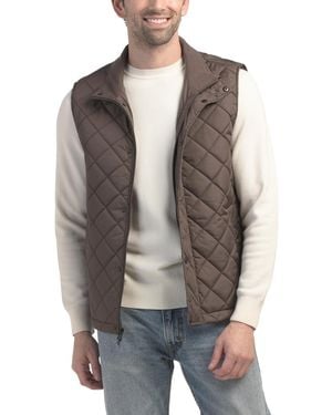 TJ Maxx Quilted Vest For Spandex/Polyester - Gray