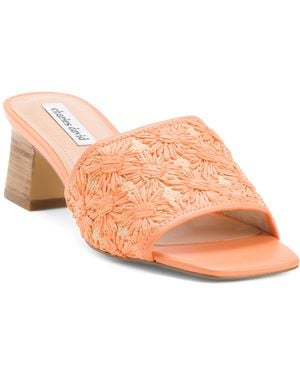 TJ Maxx Raffi Heeled Sandals For Leather - Pink