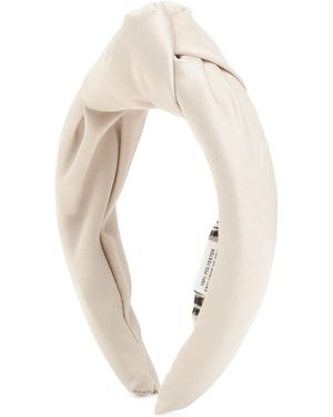 TJ Maxx Maryn Satin Knot Headband For Polyester - White