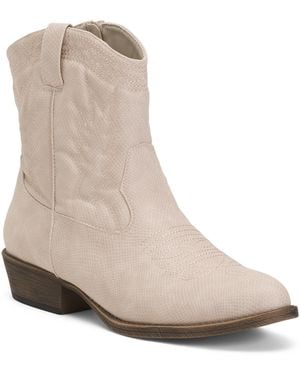 TJ Maxx Gaucho Western Boots For - Natural