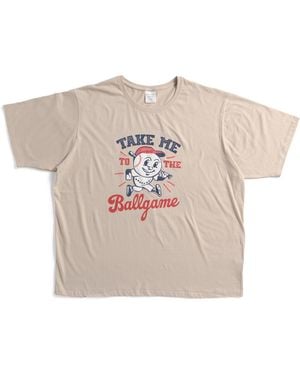 TJ Maxx Plus Ball Game T-Shirt For Cotton - Pink