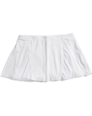 TJ Maxx Paneled Skort, Nylon - White