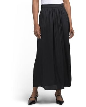 TJ Maxx Jady Satin Jewelry Skirt For Polyester - Black