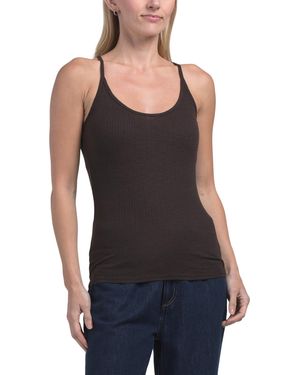 TJ Maxx Charlene Cami Tank Top For Modal/Cotton - Black